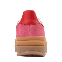 adidas Gazelle Bold Athletic Shoe - Big Kid - Rose Tone / Better Scarlet / Cream White