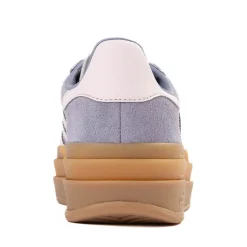 adidas Gazelle Bold Athletic Shoe - Big Kid - Silver Violet / Pink