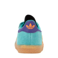 adidas Gazelle Comfort Closure Athletic Shoe - Baby / Toddler - Pure Teal / Impact Orange