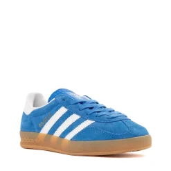 adidas Gazelle Indoor Athletic Shoe - Big Kid - Bluebird / White / Gum