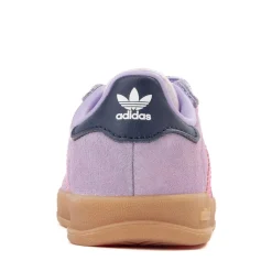 adidas Gazelle Indoor Comfort Closure Elastic Lace Athletic Shoe - Baby / Toddler - Powder Plum / Lucid Pink / Gum