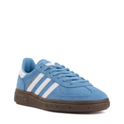 adidas Handball Spezial Athletic Shoe - Big Kid - Light Blue / White / Gum