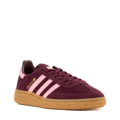 adidas Handball Spezial Athletic Shoe - Big Kid - Maroon / Bliss Pink / Gum