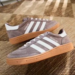 adidas Handball Spezial Athletic Shoe - Little Kid - Earth Strata / Off White / Gum