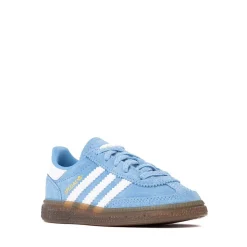 adidas Handball Spezial Comfort Closure Elastic Lace Athletic Shoe - Baby / Toddler - Light Blue / Cloud White / Gum