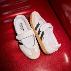 adidas Samba Jane Athletic Shoe - Big Kid - Cloud White / Alumina / Gum