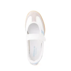 adidas Samba Jane Athletic Shoe - Big Kid - Cloud White / Clear Sky / Gum
