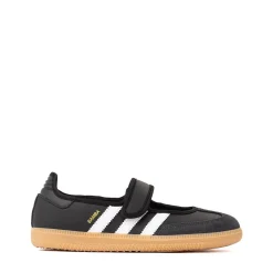 adidas Samba Jane Athletic Shoe - Big Kid - Core Black / Cloud White / Gum