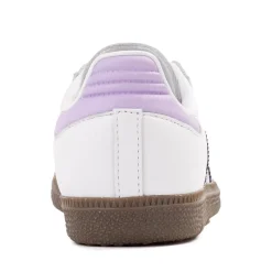 adidas Samba OG Athletic Shoe - Big Kid - Cloud White / Powder Plum / Gum