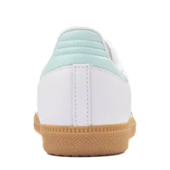 adidas Samba OG Athletic Shoe - Big Kid - White / Semi Flash Aqua / Gum