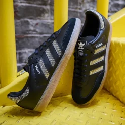 adidas Samba OG Athletic Shoe - Little Kid - Core Black / Core Black / Silver Metallic