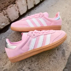 adidas Samba OG Athletic Shoe - Little Kid - Light Pink