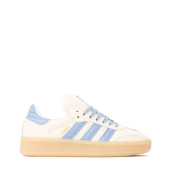 adidas Samba XLG Athletic Shoe - Big Kid - Wonder White / Ash Blue / Gum