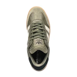 adidas Samba XLG Athletic Shoe - Olive Strata / Wonder Beige / Gold Metallic