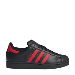 adidas Superstar II Athletic Shoe - Core Black / Better Scarlet / Core Black