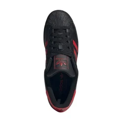 adidas Superstar II Athletic Shoe - Core Black / Better Scarlet / Core Black