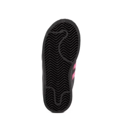 adidas Superstar II Athletic Shoe - Little Kid - Black / Lucid Pink