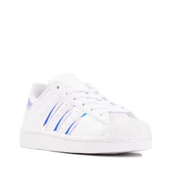 adidas Superstar II Athletic Shoe - Little Kid - White / Halo Blue