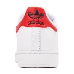 adidas Superstar II Athletic Shoe - White / Better Scarlet / Core Black