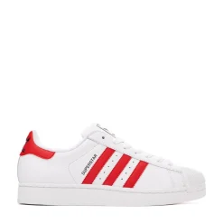 adidas Superstar II Athletic Shoe - White / Better Scarlet / Core Black