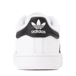 adidas Superstar II Elastic Lace Athletic Shoe - Baby / Toddler - White / Core Black / White