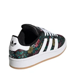 adidas x Liberty London Campus '00s Athletic Shoe - Big Kid - Core Black / Cloud White / Gold Metallic
