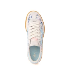adidas x Liberty London Handball Spezial Athletic Shoe - Big Kid - Off White / Icey Blue / Gum