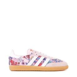 adidas x Liberty London Samba OG Athletic Shoe - Big Kid - Clear Pink / Cloud White / Gum