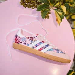 adidas x Liberty London Samba OG Athletic Shoe - Big Kid - Clear Pink / Cloud White / Gum