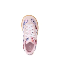 adidas x Liberty London Samba OG Comfort Closure Elastic Lace Athletic Shoe - Baby / Toddler - Clear Pink / Cloud White / Gum