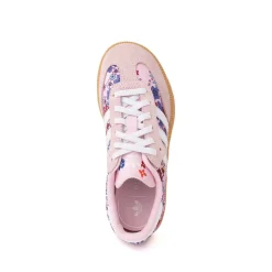 adidas x Liberty London Samba OG Comfort Closure Elastic Lace Athletic Shoe - Little Kid - Clear Pink / Cloud White / Gum