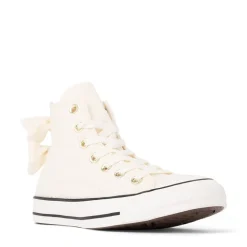 Converse Chuck Taylor All Star Bow Crochet High-Top Sneaker - Egret