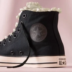 Converse Chuck Taylor All Star Frills High-Top Sneaker - Black