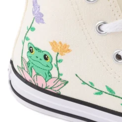 Converse Chuck Taylor All Star Frog Garden High-Top Sneaker - Little Kid - Egret