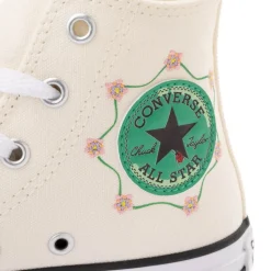 Converse Chuck Taylor All Star Frog Garden High-Top Sneaker - Little Kid - Egret