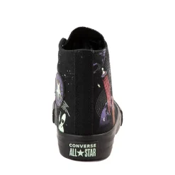 Converse Chuck Taylor All Star Groovy Space Glow High-Top Sneaker - Little Kid - Black