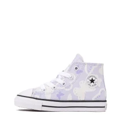 Converse Chuck Taylor All Star High-Top Flocked Butterflies Sneaker - Baby / Toddler - Blueberry Ice