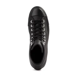 Converse Chuck Taylor All Star Leather High-Top Sneaker - Black Monochrome