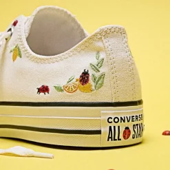 Converse Chuck Taylor All Star Lemons & Ladybugs Low-Top Sneaker - White