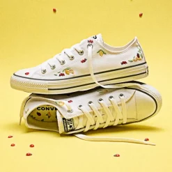 Converse Chuck Taylor All Star Lemons & Ladybugs Low-Top Sneaker - White