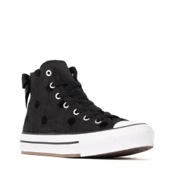 Converse Chuck Taylor All Star Lift Bows High-Top Sneaker - Big Kid - Black