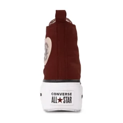 Converse Chuck Taylor All Star Lift Double Stack Charms High-Top Sneaker - Bordeaux / Pink