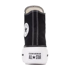 Converse Chuck Taylor All Star Lift Double Stack High-Top Sneaker - Black / White
