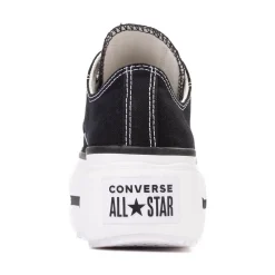 Converse Chuck Taylor All Star Lift Double Stack Low-Top Sneaker - Black / White