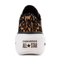 Converse Chuck Taylor All Star Lift Double Stack Low-Top Sneaker - Leopard