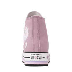 Converse Chuck Taylor All Star Lift Flower High-Top Sneaker - Big Kid - Orchid