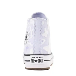 Converse Chuck Taylor All Star Lift High-Top Flocked Butterflies Sneaker - Little Kid - Blueberry Ice