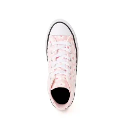 Converse Chuck Taylor All Star Lift High-Top Sneaker - Big Kid - Pink / Flocked Flowers