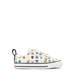 Converse x Hello Kitty® & Friends Chuck Taylor All Star Easy-On Low-Top Sneaker - Baby / Toddler - White