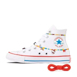 Converse x Hello Kitty® & Friends Chuck Taylor All Star High-Top Charms Sneaker - White